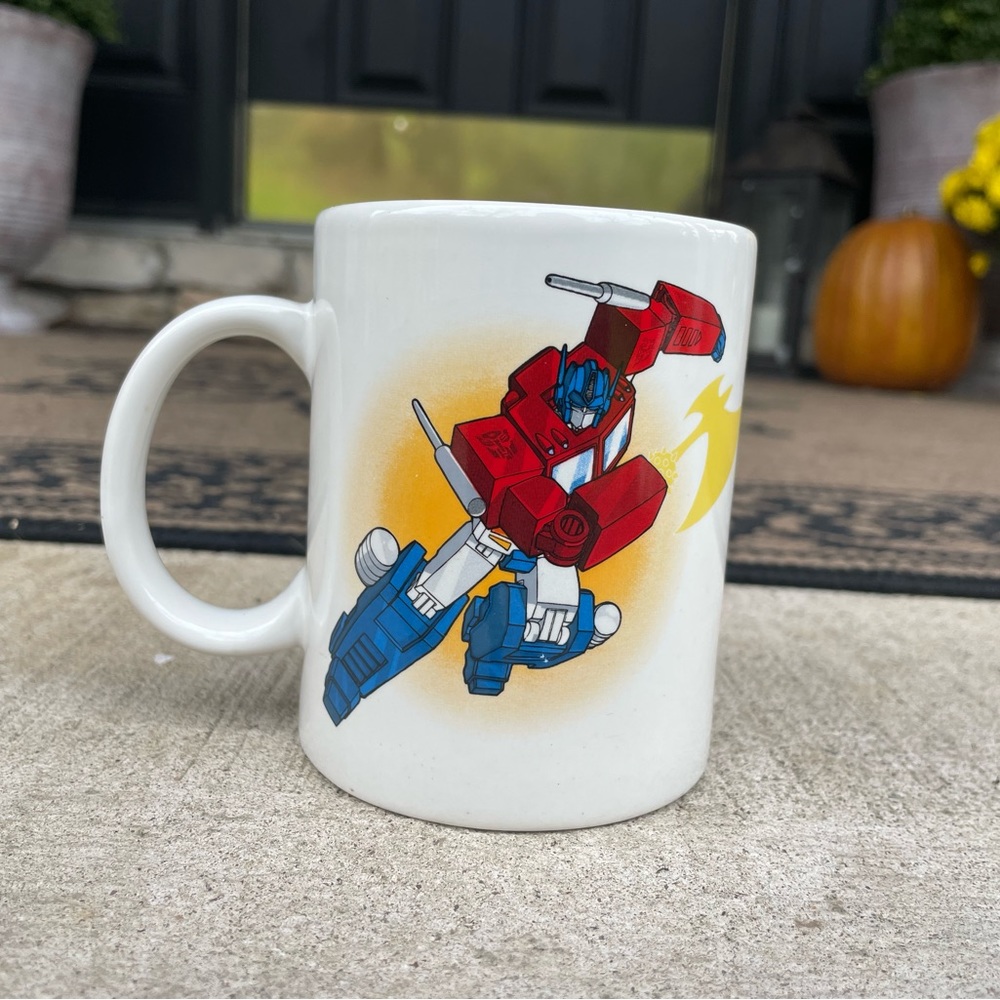 Transformers Mug Cup Optimus Prime Megatron  Hasbro 2014